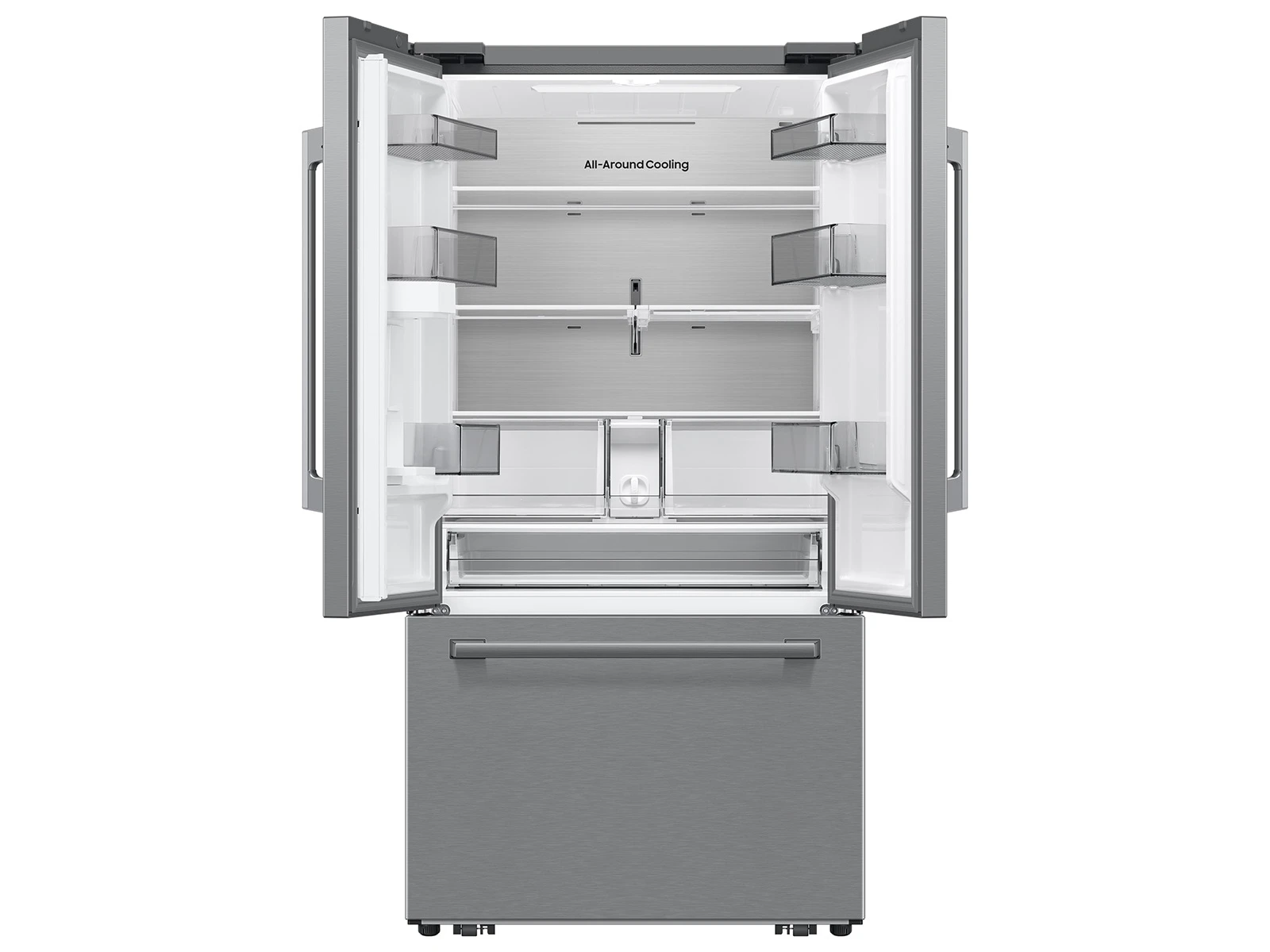 Bespoke AI 3-Door French Door Zero Clearance Fit | In-Door Tall Dispenser 30 cu.ft. RF70H30KERAA