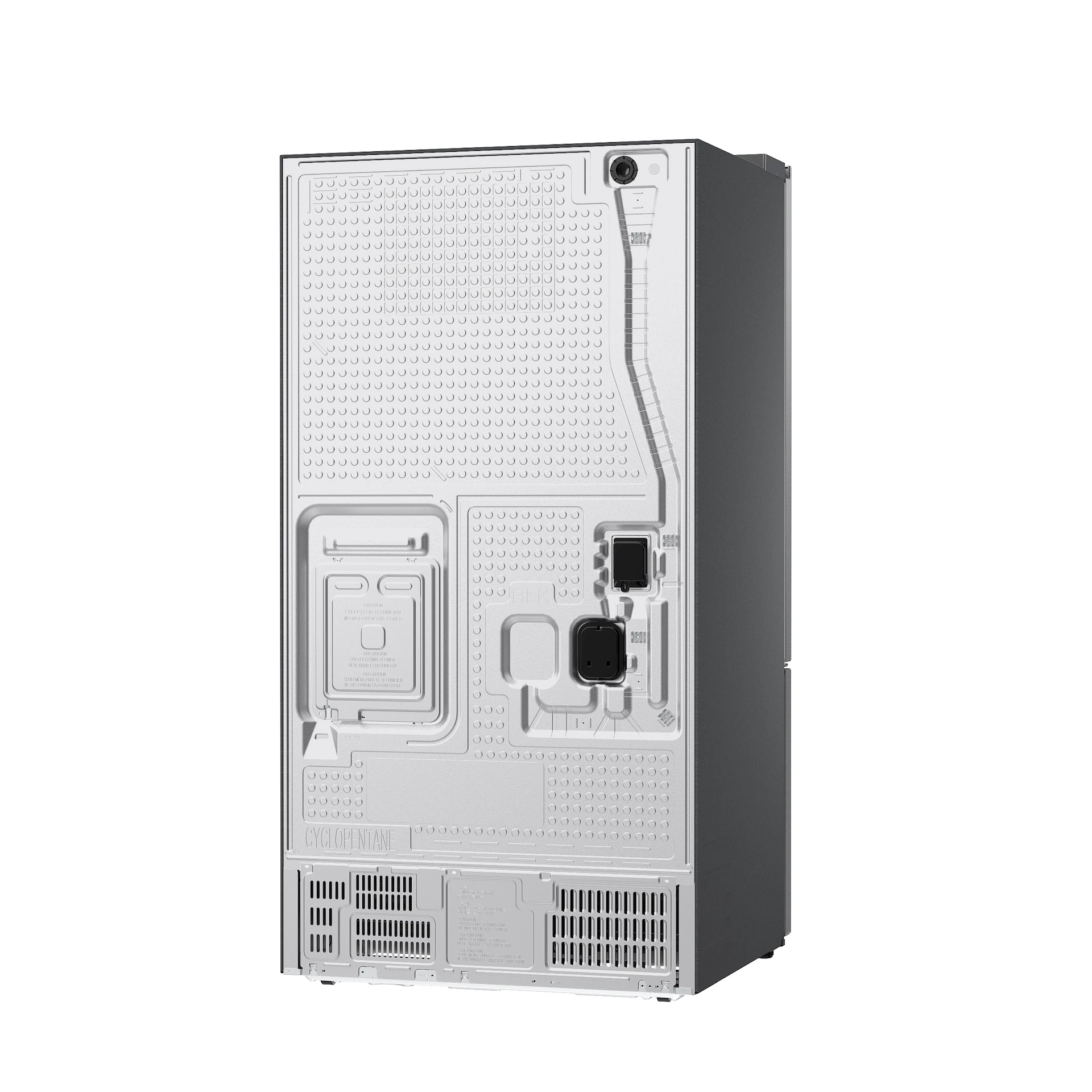 Bespoke AI 3-Door French Door Zero Clearance Fit | In-Door Tall Dispenser 30 cu.ft. RF70H30KERAA