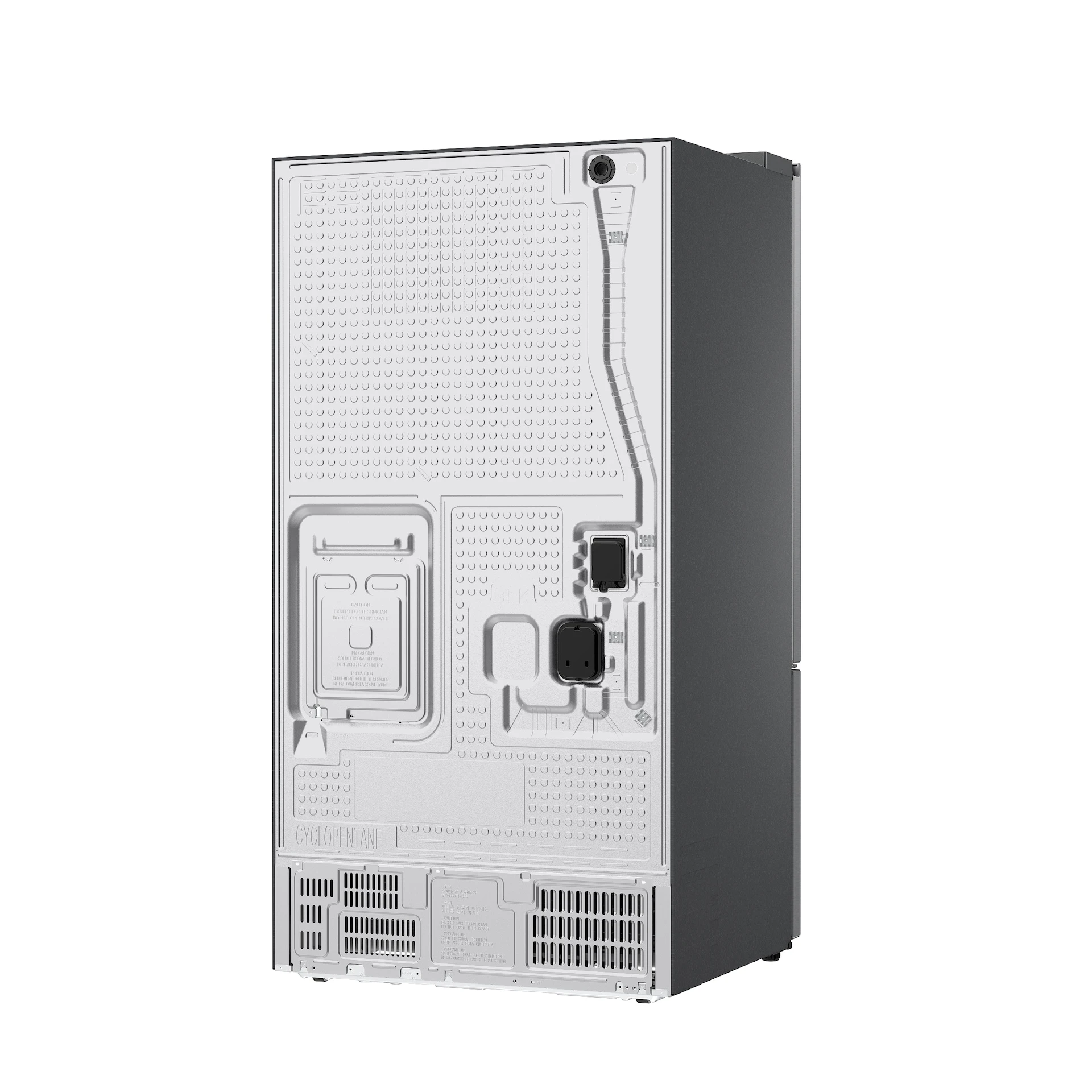 Bespoke AI 3-Door French Door Zero Clearance Fit | In-Door Tall Dispenser 30 cu.ft. RF70H30KERAA