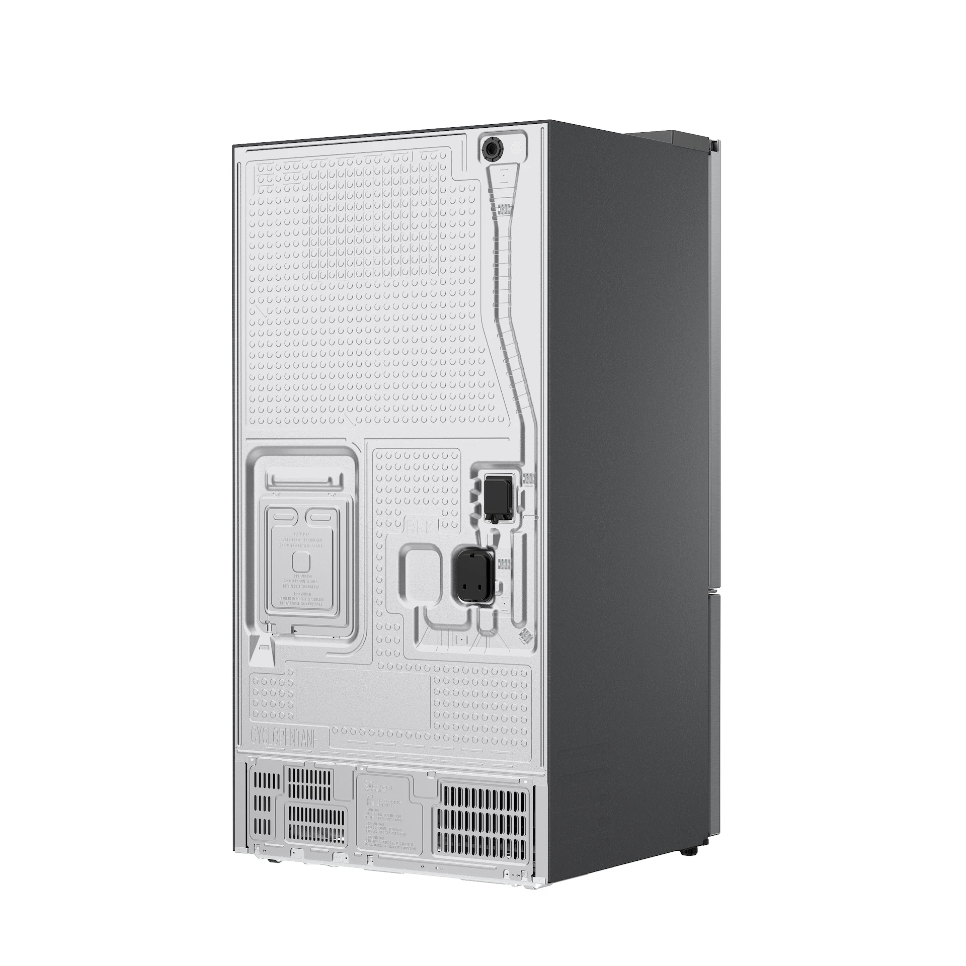 Bespoke AI 3-Door French Door Zero Clearance Fit | In-Door Tall Dispenser 30 cu.ft. RF70H30KERAA