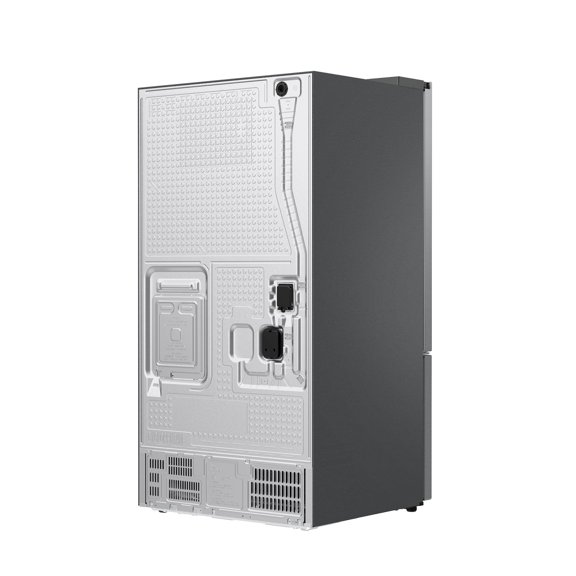 Bespoke AI 3-Door French Door Zero Clearance Fit | In-Door Tall Dispenser 30 cu.ft. RF70H30KERAA