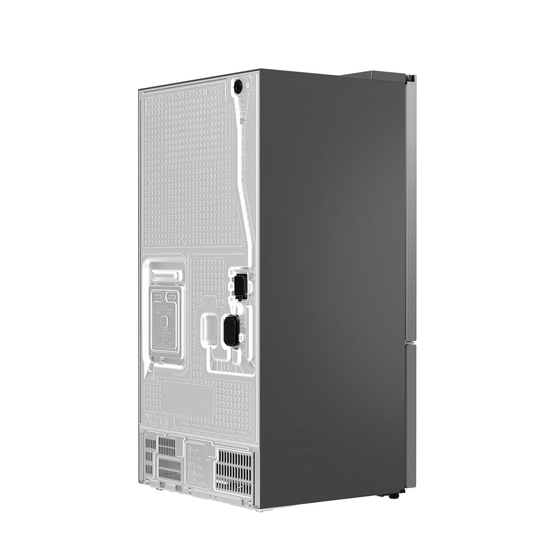Bespoke AI 3-Door French Door Zero Clearance Fit | In-Door Tall Dispenser 30 cu.ft. RF70H30KERAA