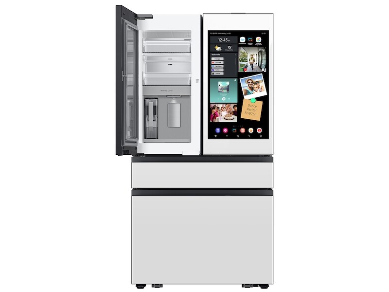 Bespoke AI 4-Door French Door AI Family Hub™ | AI Vision & Auto Open Door 23 cu.ft. RF90F23AEWAA