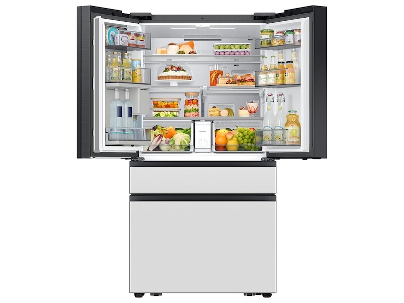 Bespoke AI 4-Door French Door AI Family Hub™ | AI Vision & Auto Open Door 23 cu.ft. RF90F23AEWAA