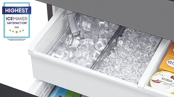 Ice your way, cubed or Ice Bites™