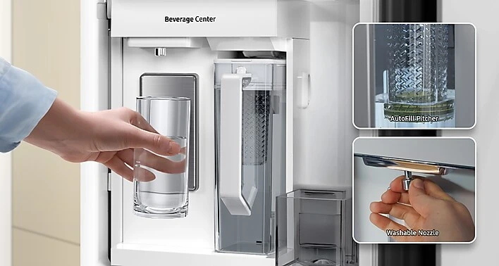 Water two ways from inside your fridge