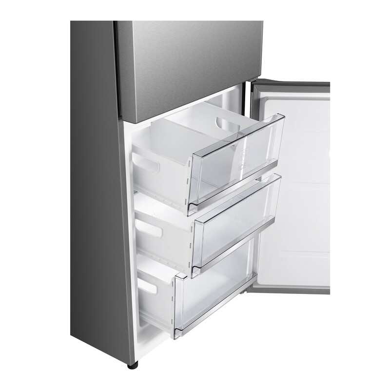 Bottom Mount Refrigerator-Freezer FACTORY INSTALLED ICE MAKER Frost Free Reversible 110V - EStar RFI1200SSTAINLESS