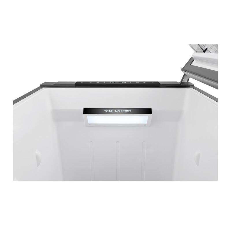 Bottom Mount Refrigerator-Freezer FACTORY INSTALLED ICE MAKER Frost Free Reversible 110V - EStar RFI1200SSTAINLESS