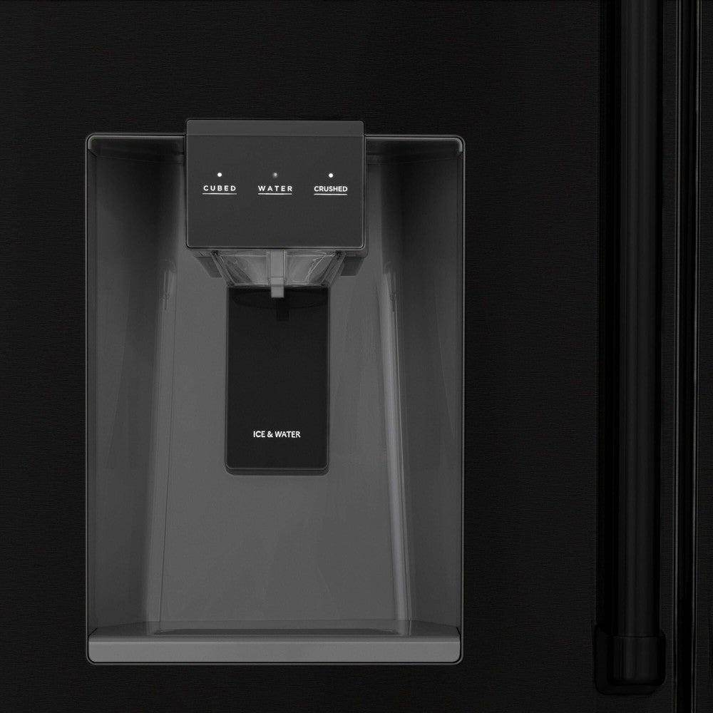 36" Autograph Edition 21.6 cu. ft Freestanding Refrigerator in Fingerprint Resistant Black Stainless Steel RFMZW36BSCB