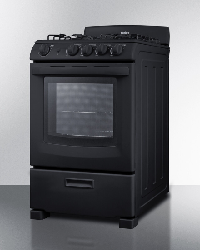 24" Wide Gas Range view 2