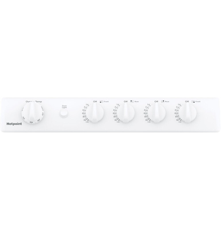 Hotpoint® 24" Front-Control Free-Standing Gas Range with Large Window view 2