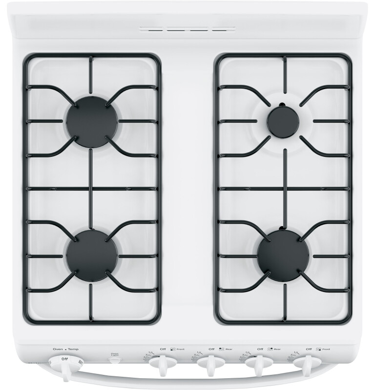 Hotpoint® 24" Front-Control Free-Standing Gas Range with Large Window view 3