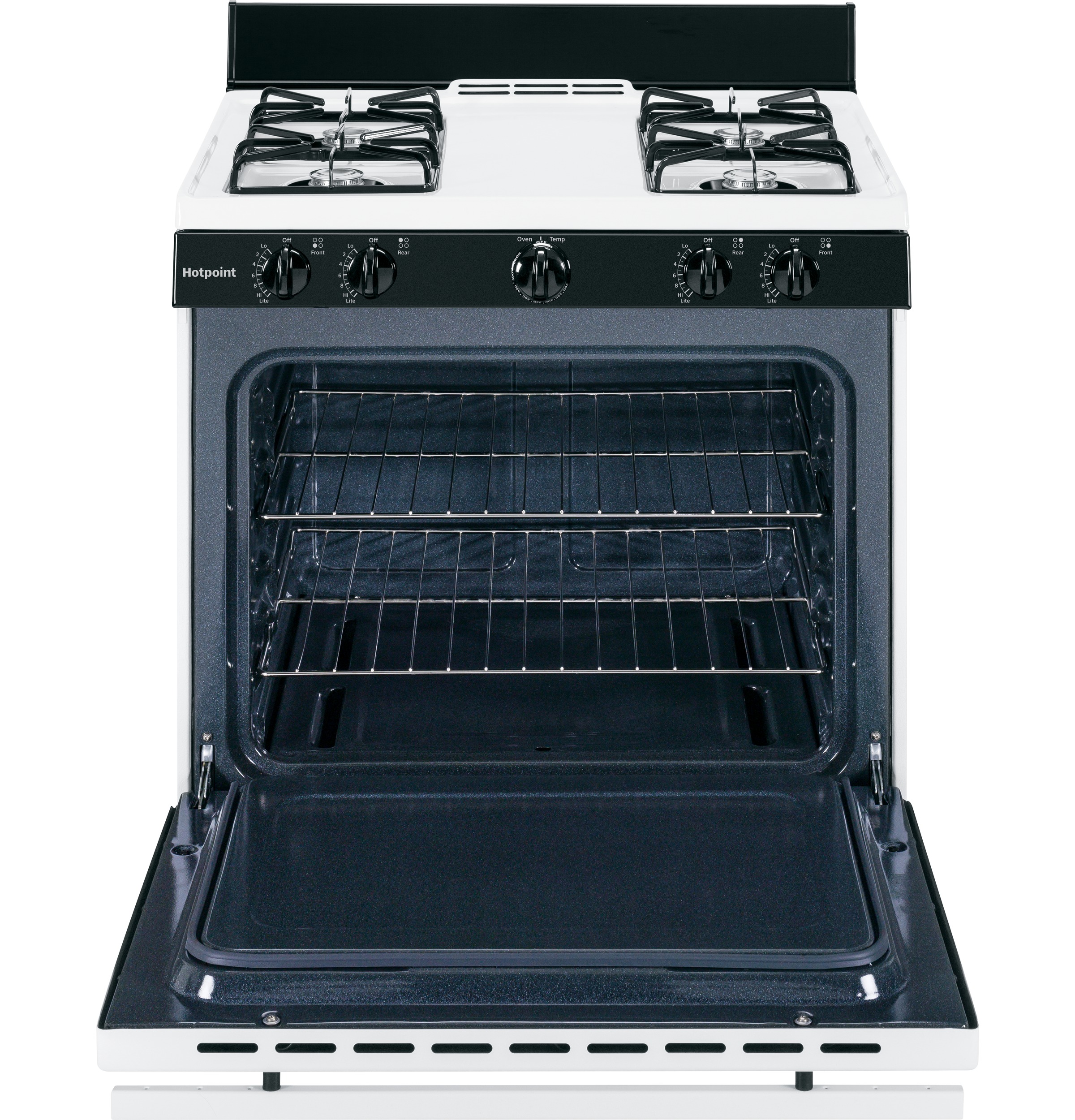 30" Free-Standing Gas Range RGB508PEFWH, product image 4 of 10