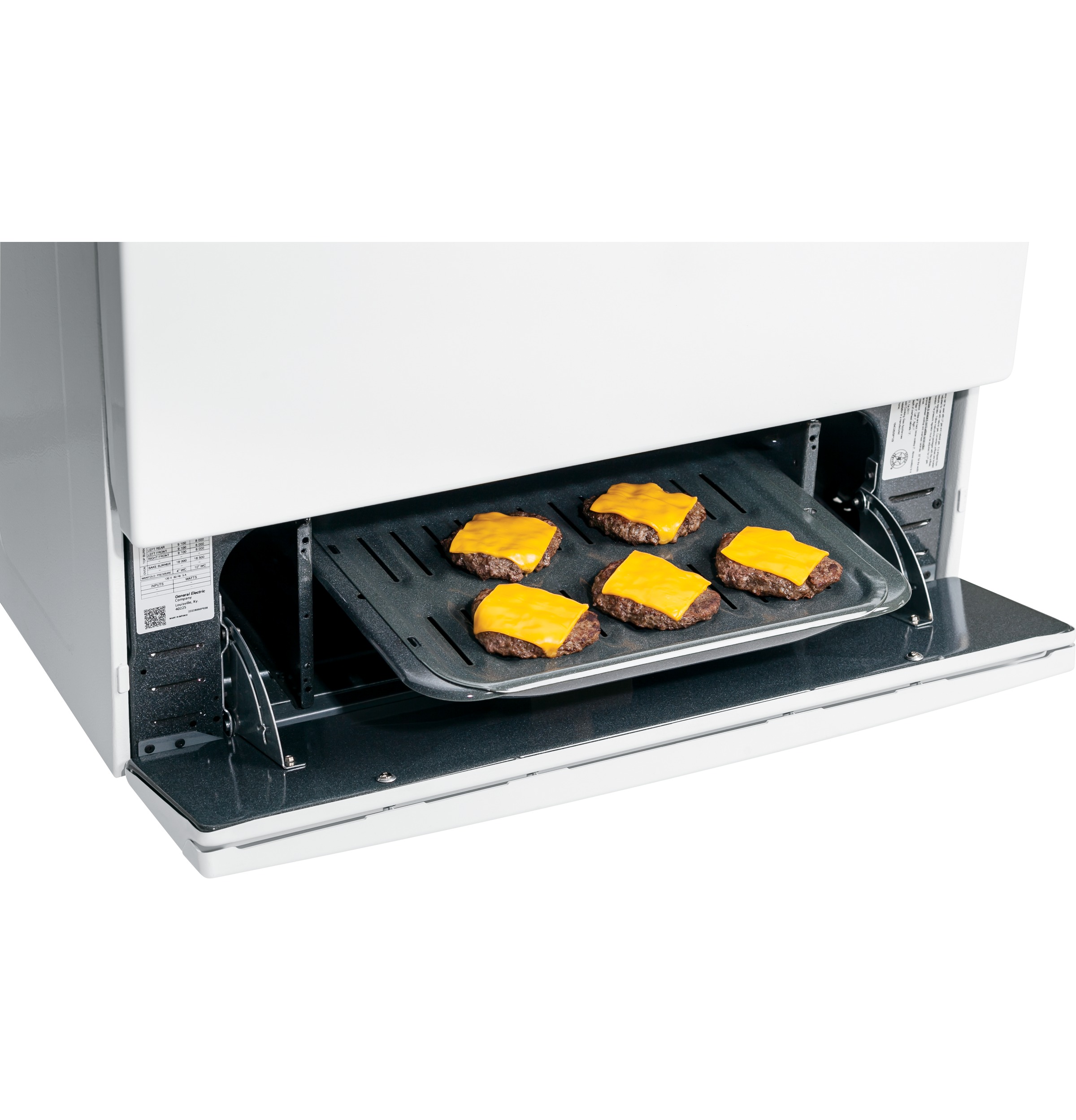 30" Free-Standing Gas Range RGB508PEFWH, product image 6 of 10