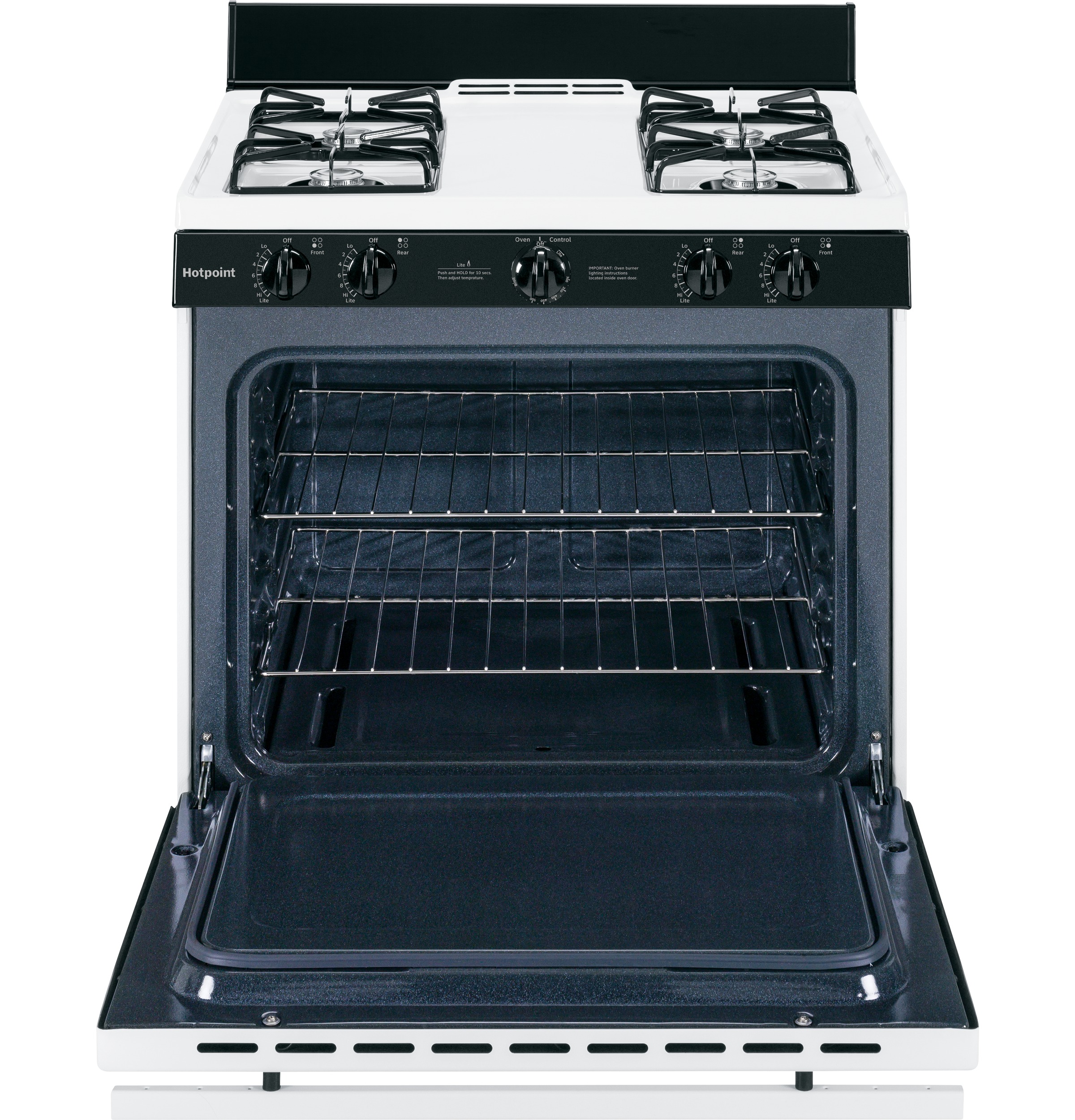 30" Free-Standing Gas Range RGB518PCHWH