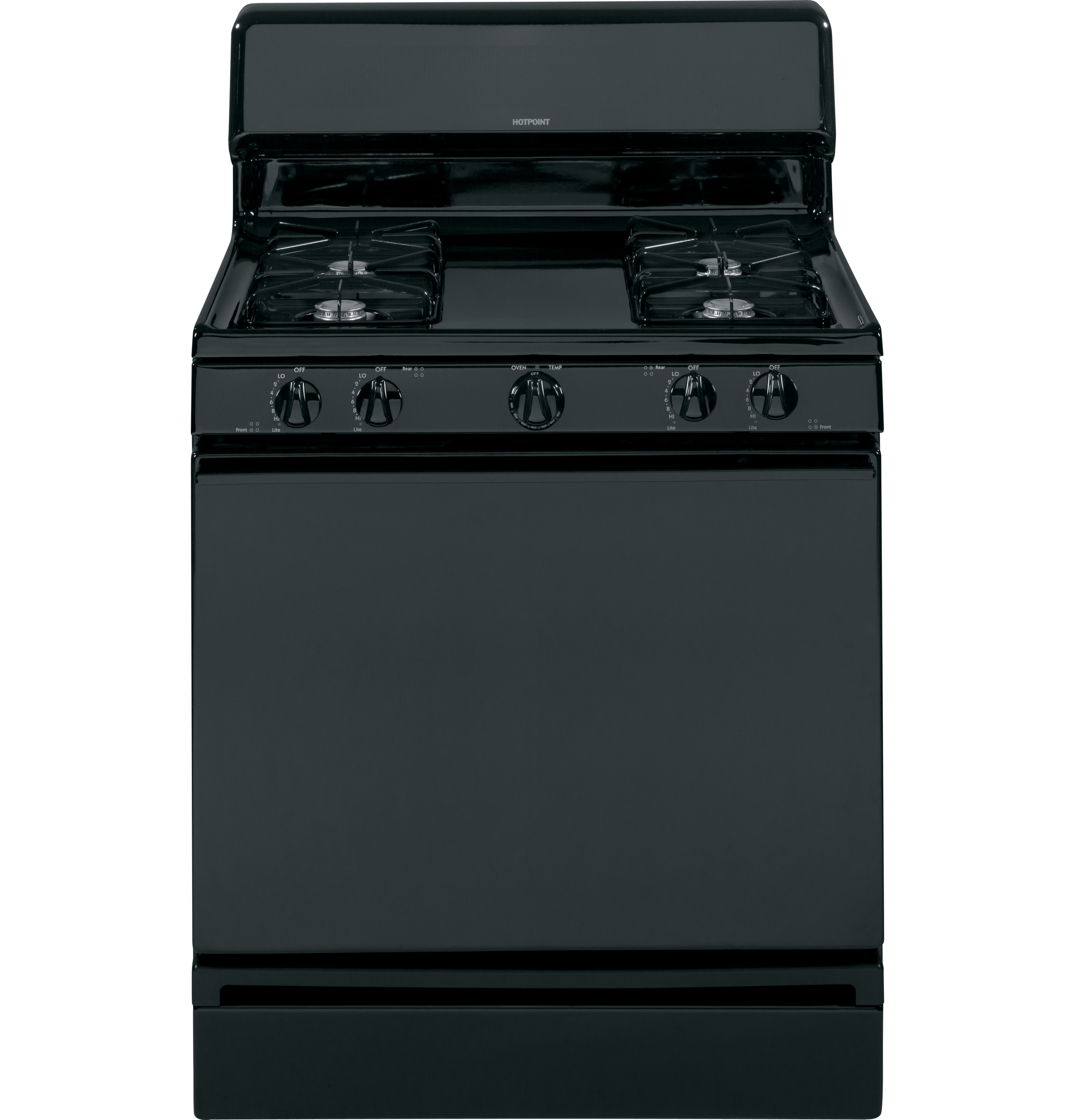 30" Free-Standing Gas Range RGB525DEDBB, product image 2 of 4