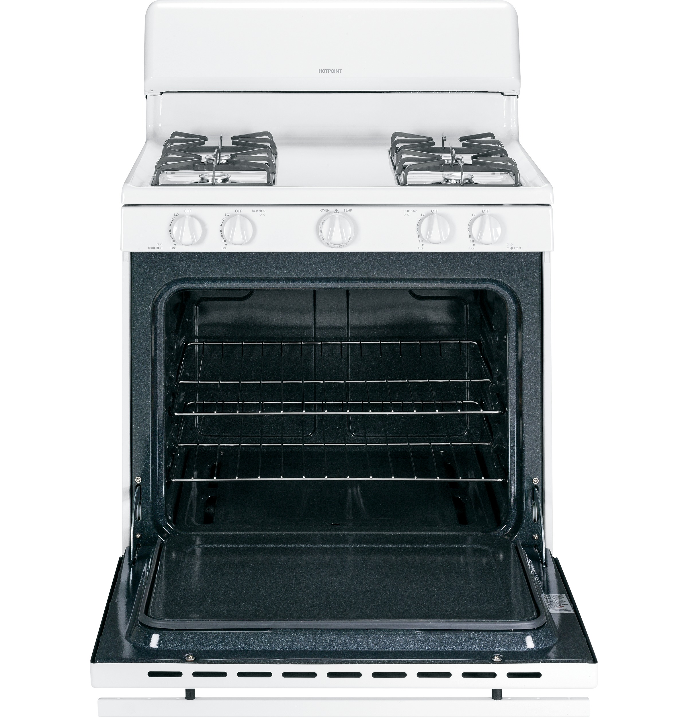 30" Free-Standing Gas Range RGB525DEDWW, product image 7 of 10