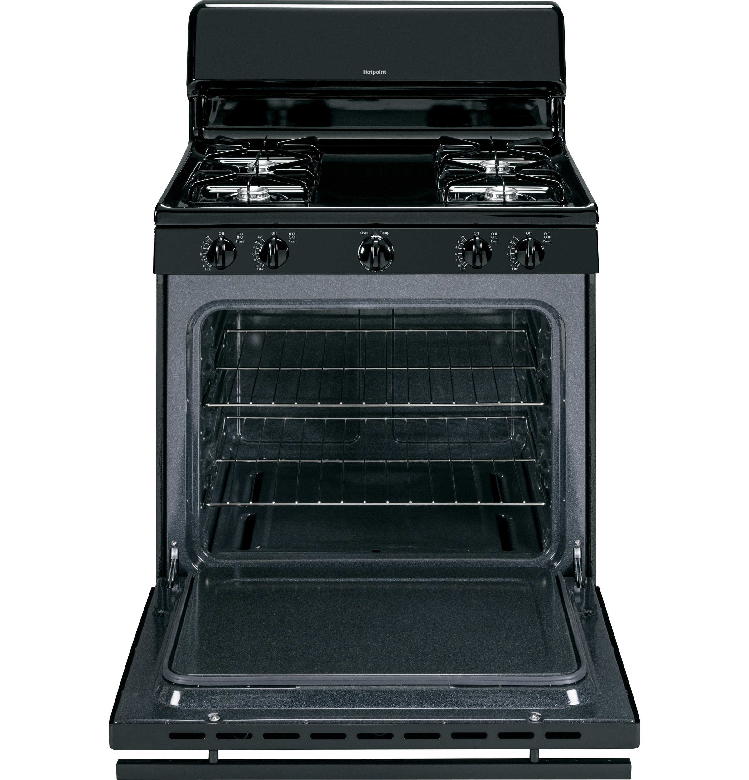 30" Free-Standing Gas Range RGB525DEHBB, product image 3 of 10