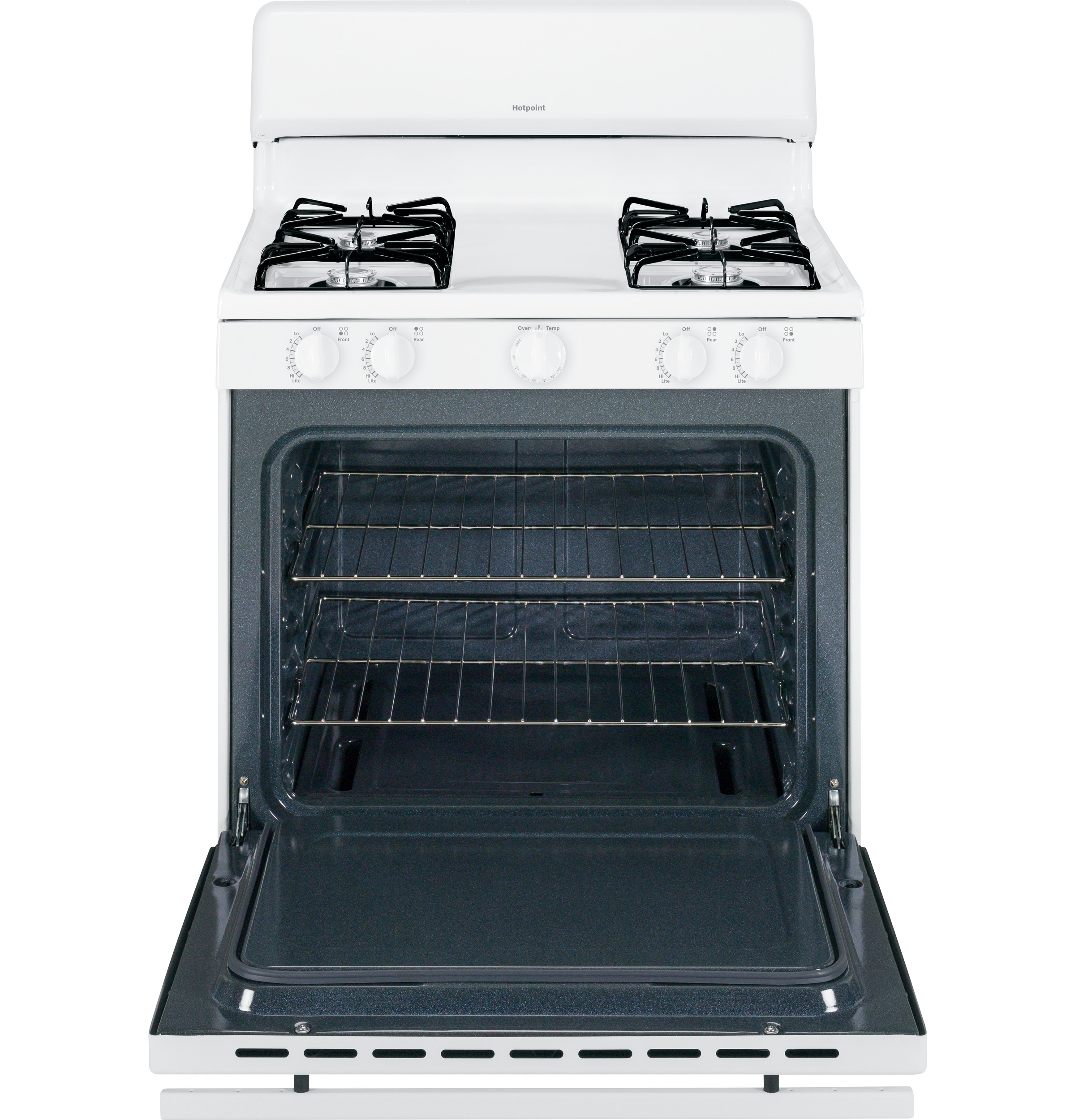 30" Free-Standing Gas Range RGB525DEHWW, product image 4 of 10