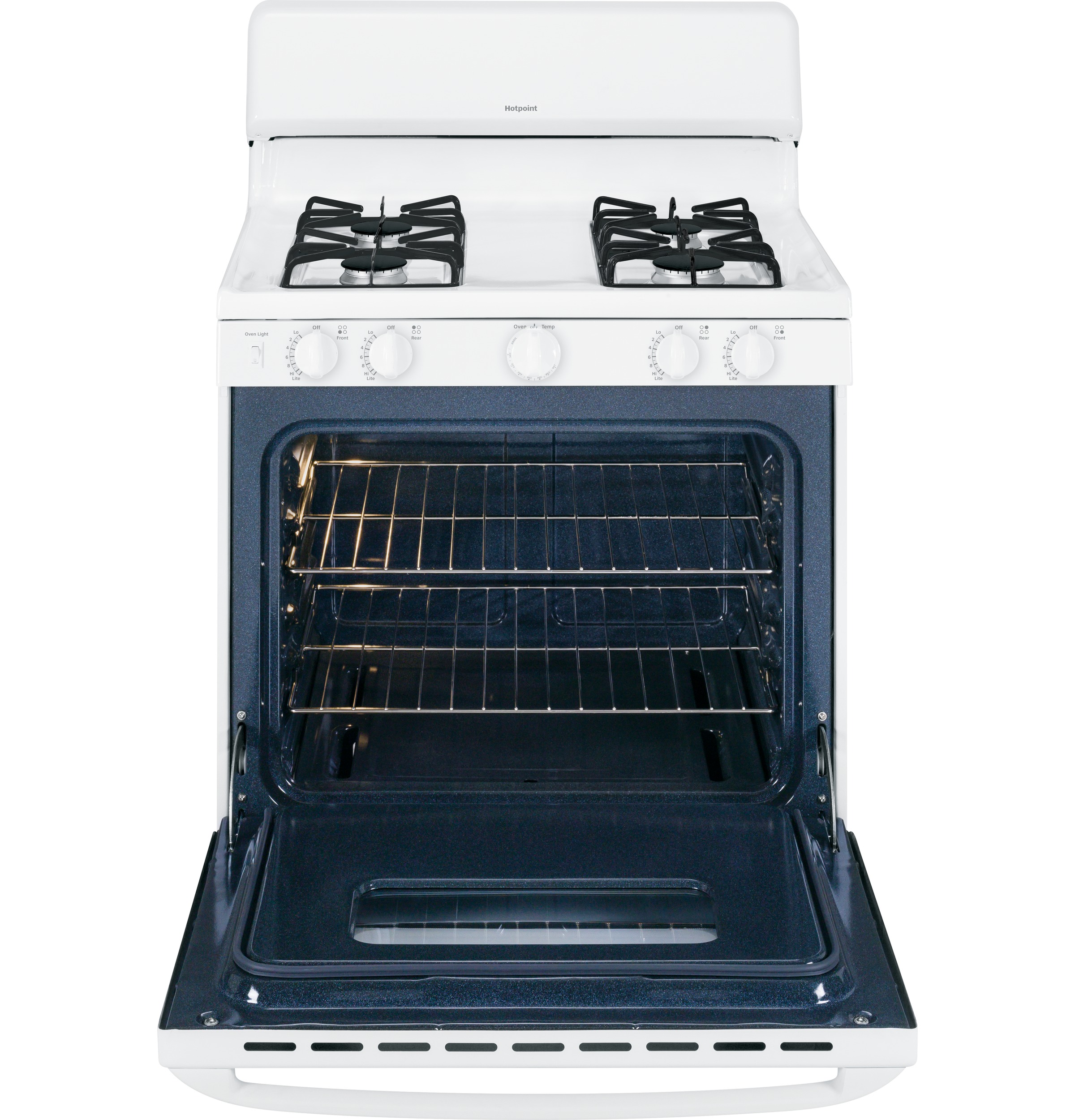 30" Free-Standing Gas Range RGB526DEHWW, product image 4 of 8