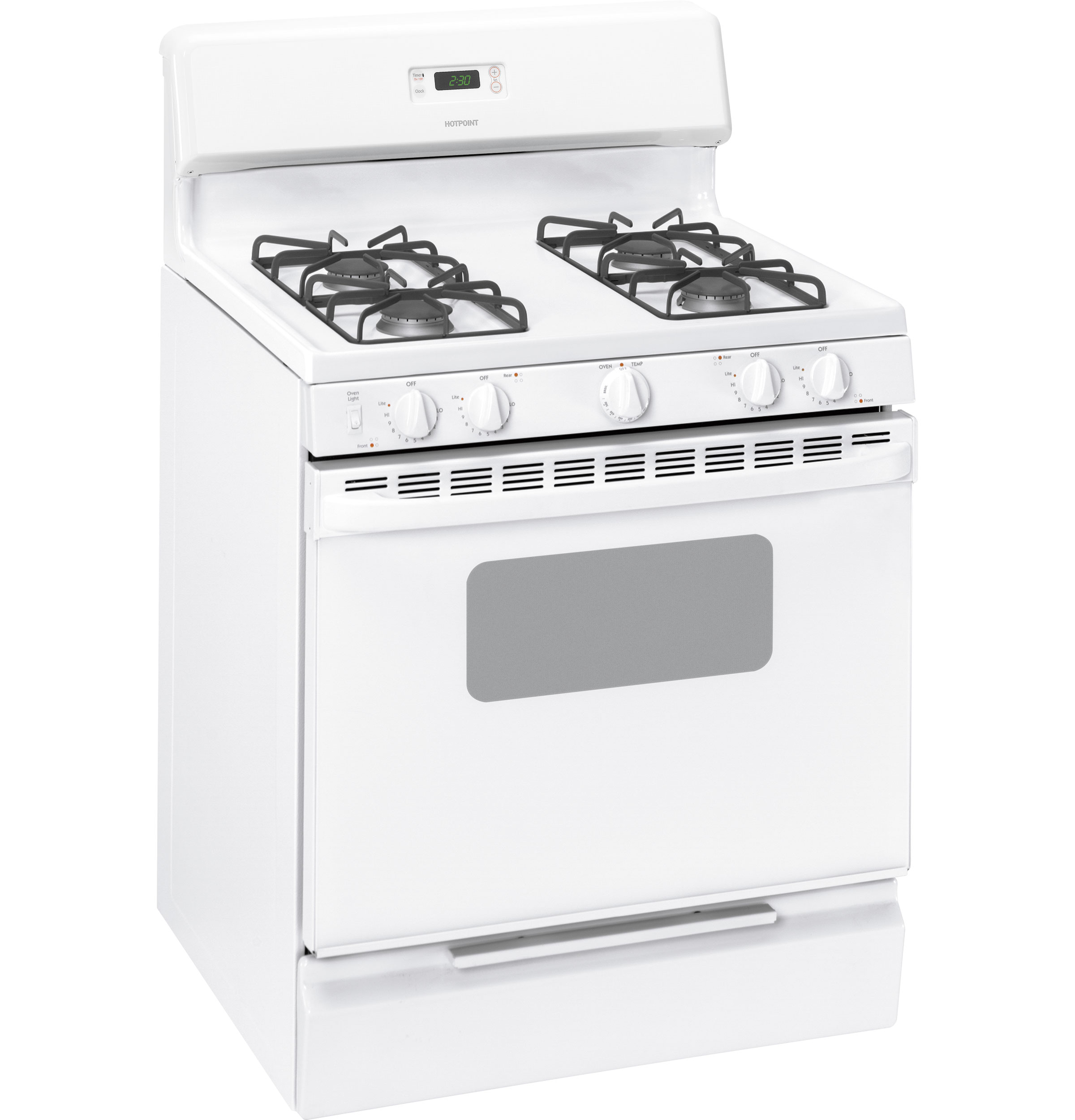 30" Free-Standing Gas Range RGB530DEPWW, product image 2 of 4