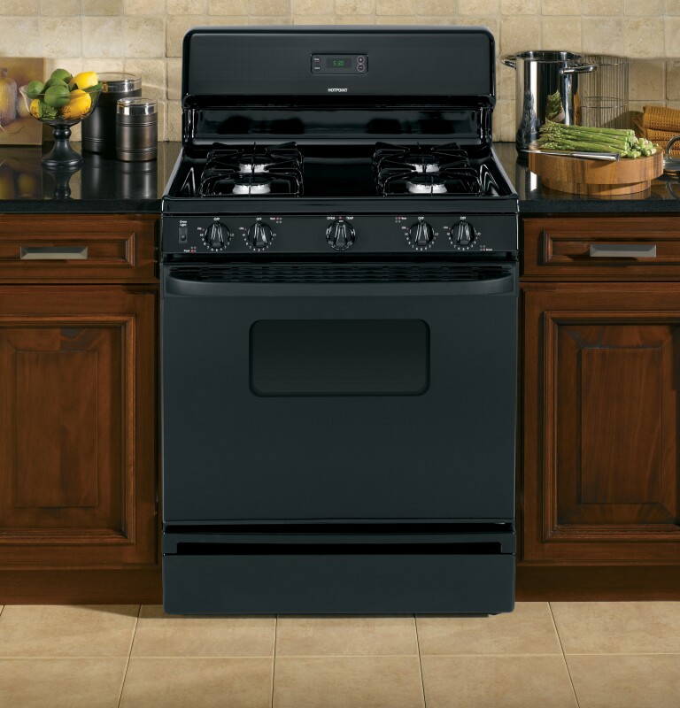 30" Free-Standing Gas Range RGB530DETBB, product image 8 of 8