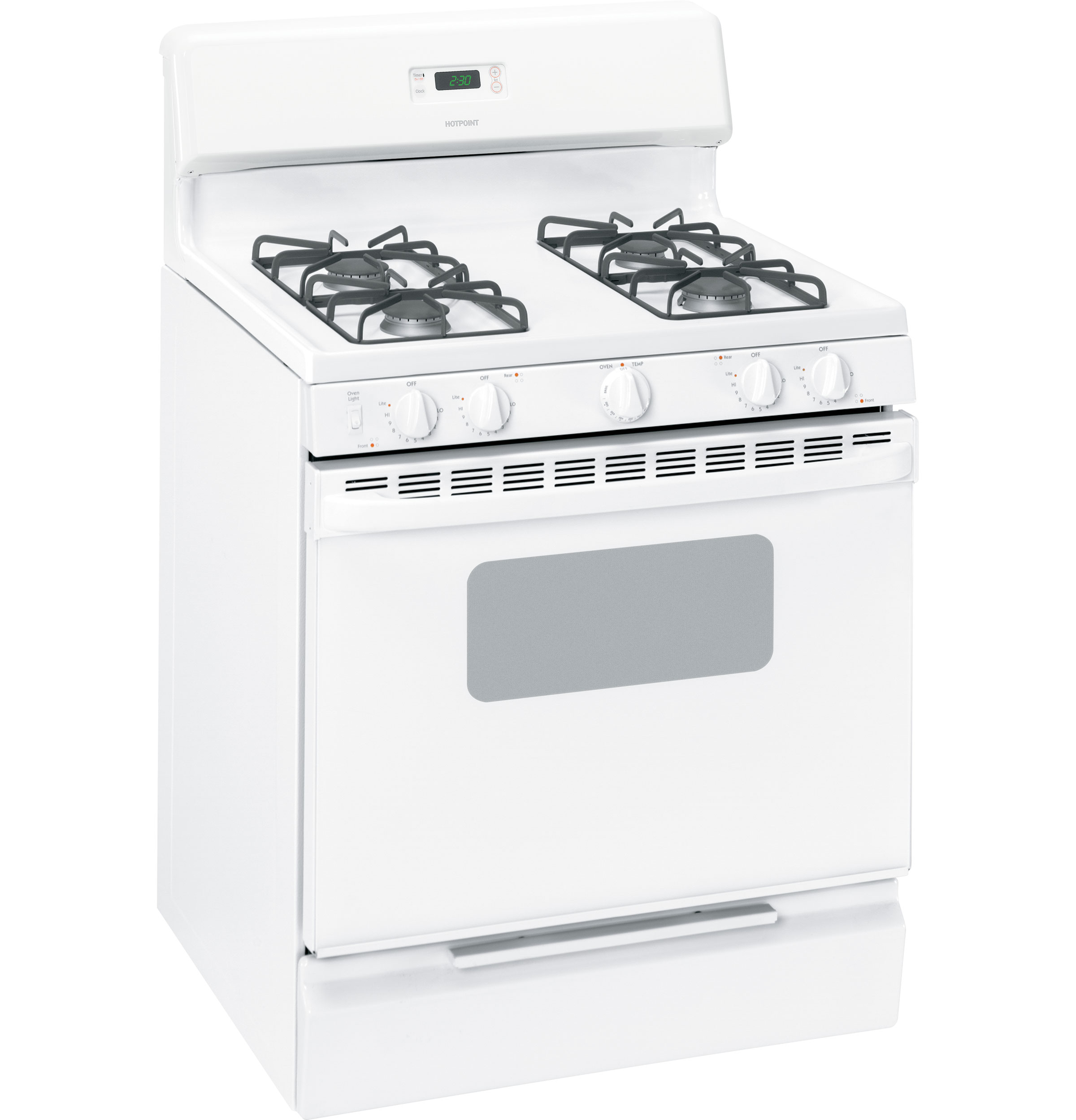 30" Free-Standing Gas Range RGB533DEPWW, product image 3 of 3