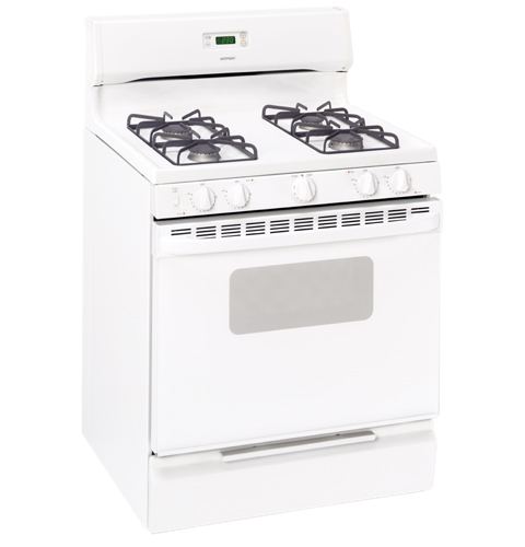 30" Free-Standing Gas Range RGB533WEHWW