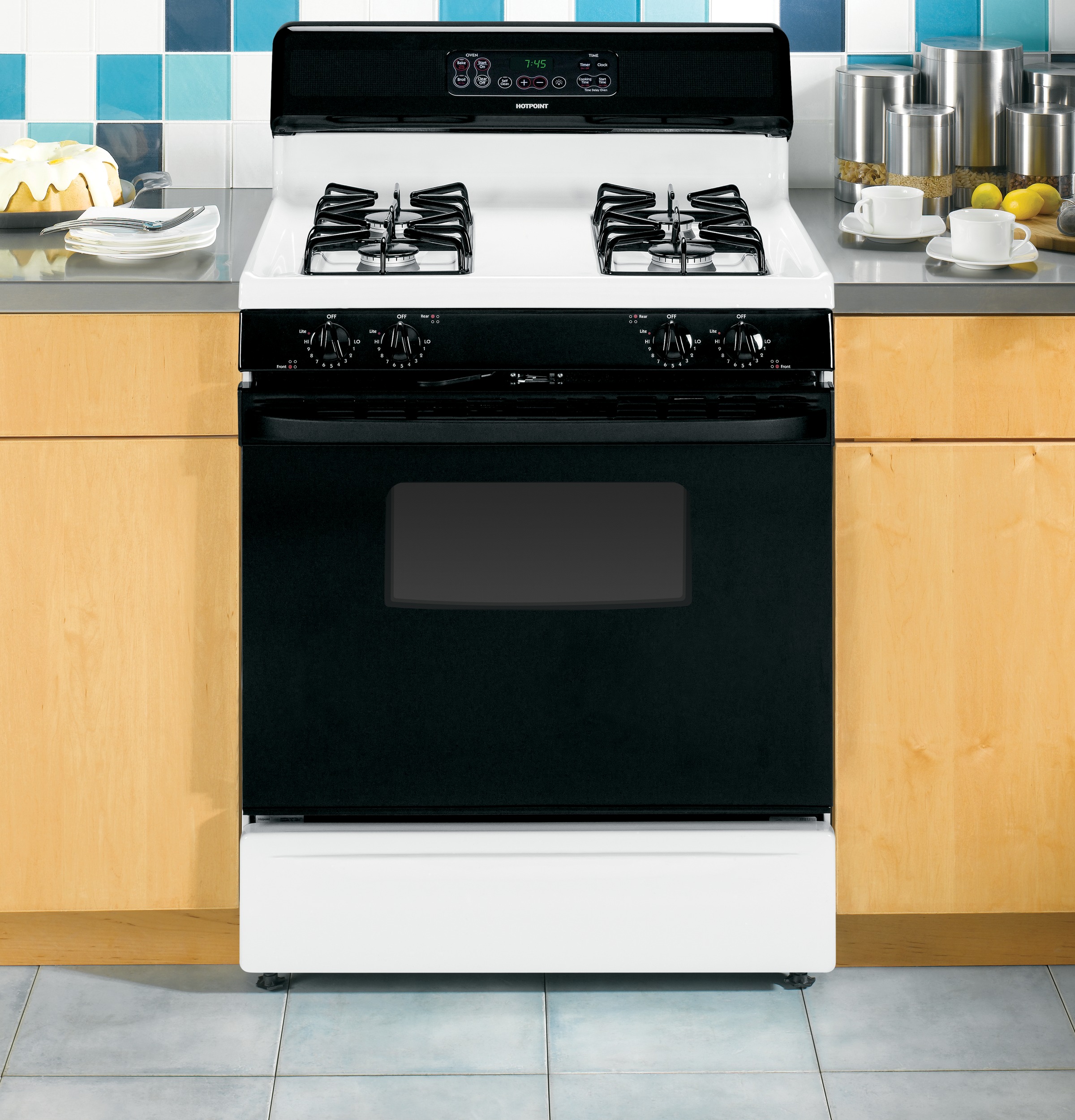 30" Free-Standing Gas Range RGB745DEPWH, product image 8 of 10