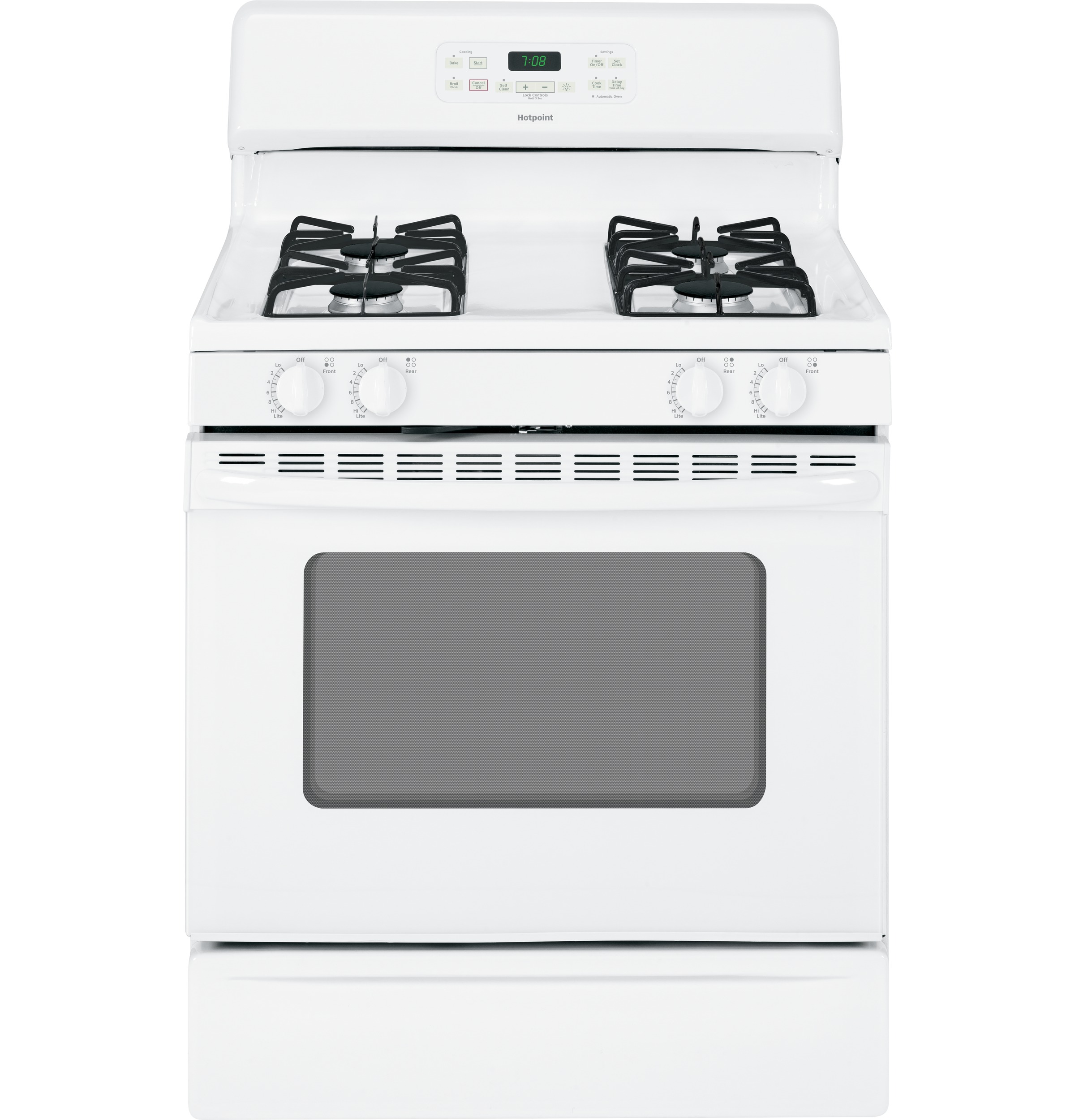 30" Free-Standing Gas Range RGB780DEHWW