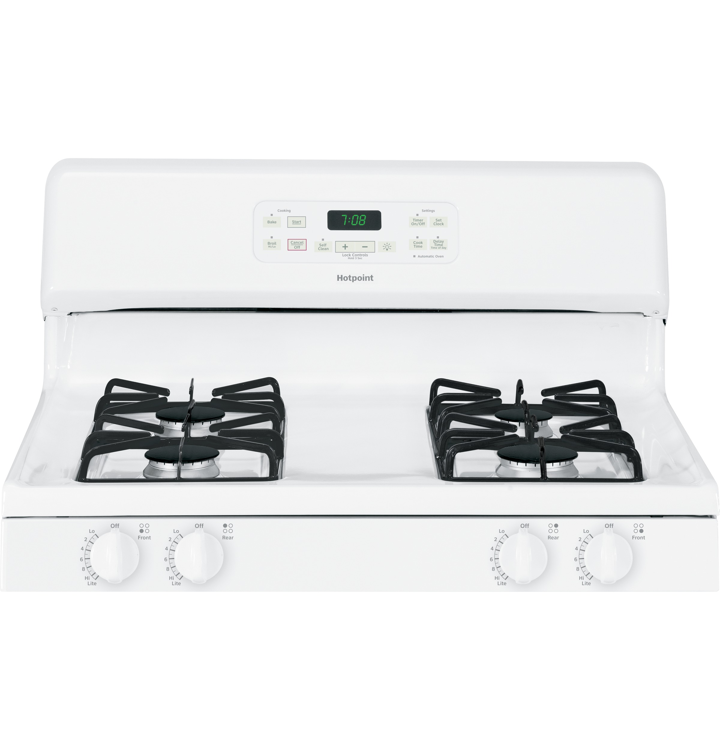 30" Free-Standing Gas Range RGB780DEHWW, product image 3 of 11