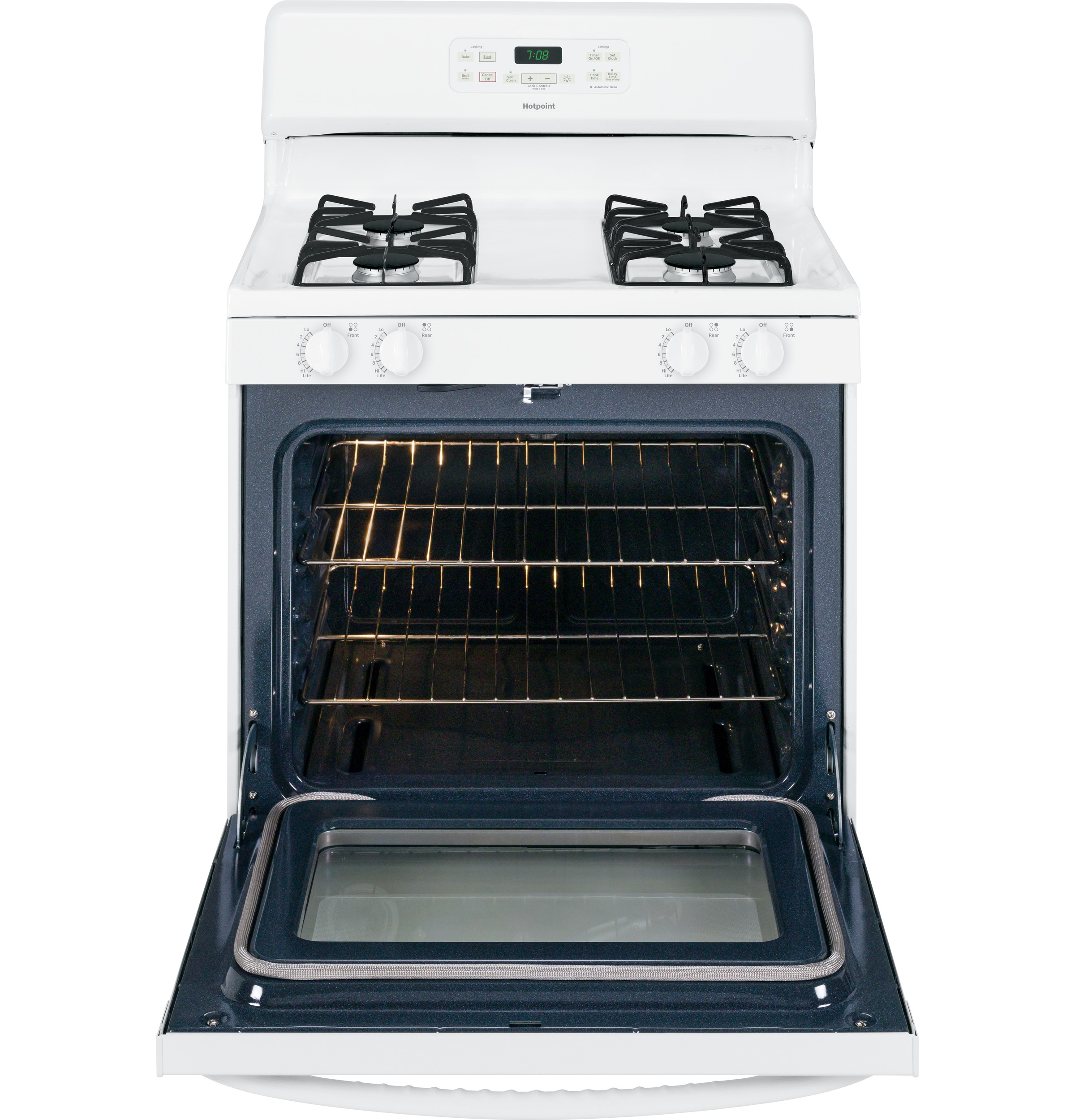 30" Free-Standing Gas Range RGB780DEHWW, product image 4 of 11
