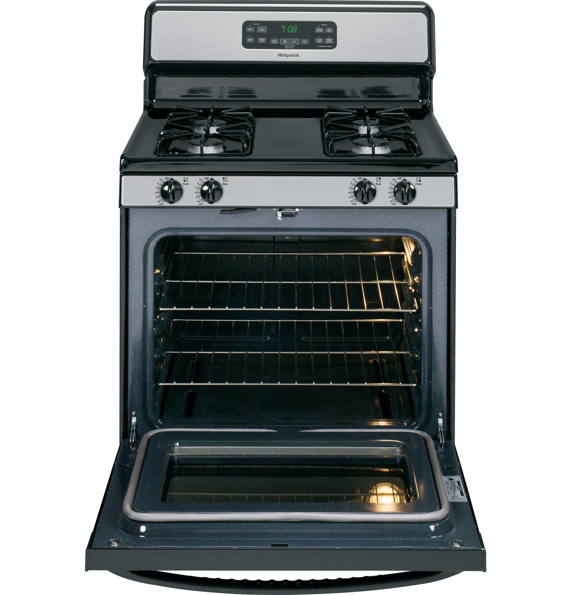 30" Free-Standing Gas Range RGB780REHSS, product image 8 of 11
