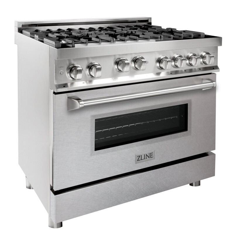 36" Professional 4.6 cu. ft. 6 Gas on Gas Rangeundefined with Color Door Options (RG36) RGBR36