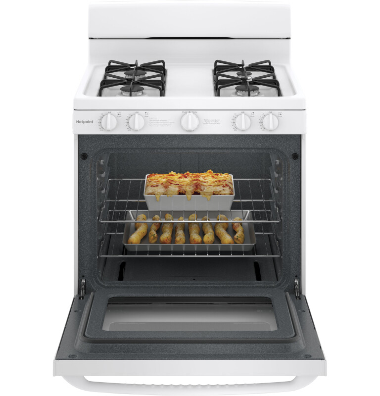 Hotpoint® 30" Free-Standing Gas Range with Cordless Battery Ignition view 5