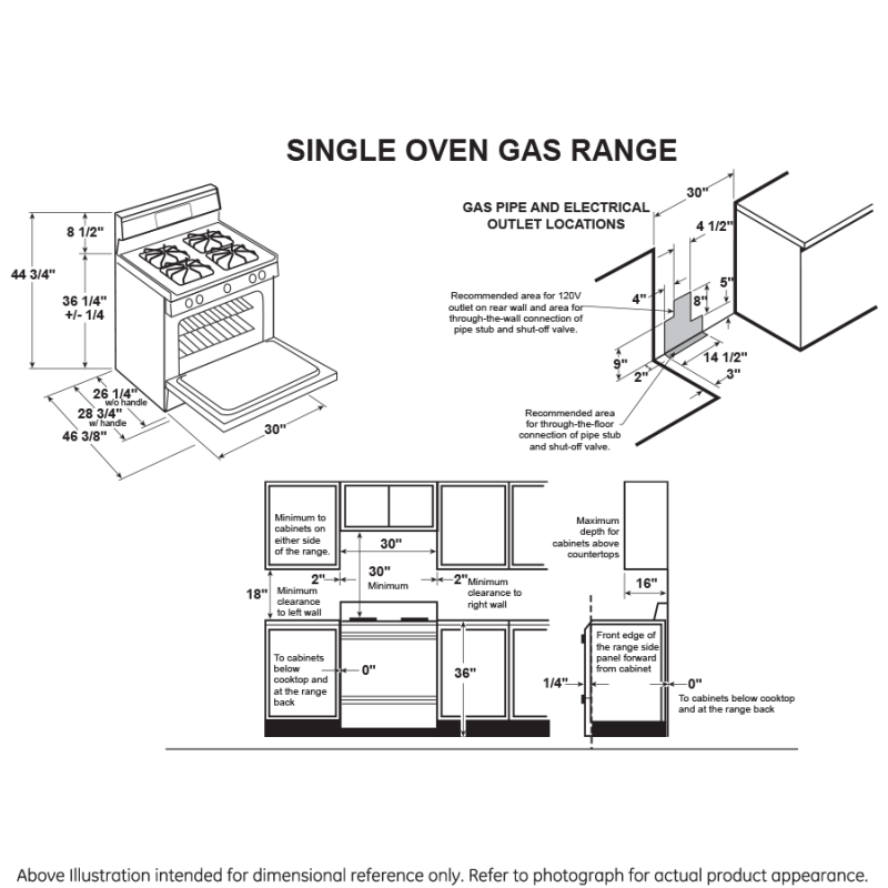 Hotpoint® 30" Free-Standing Gas Range with Cordless Battery Ignition view 10