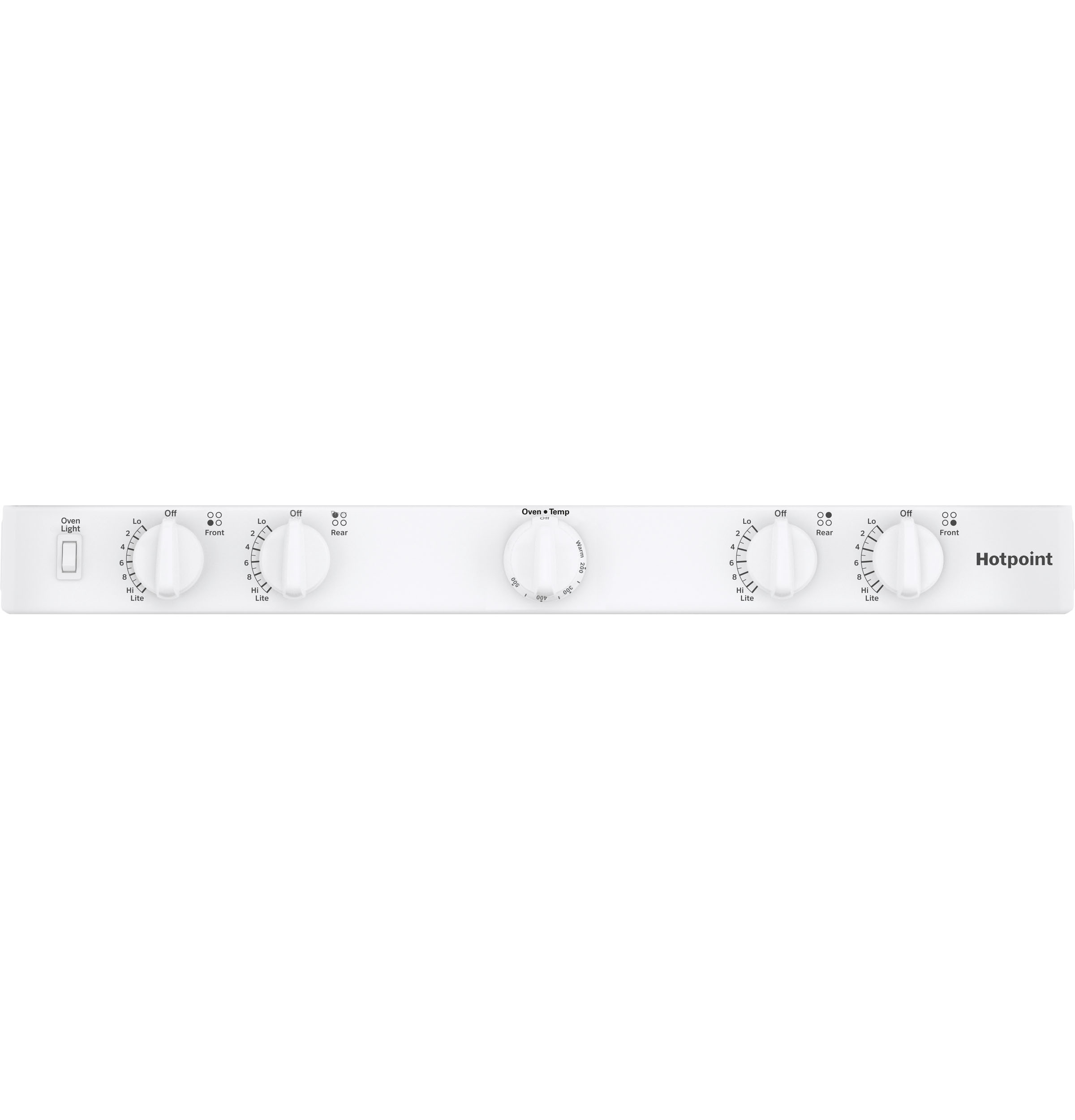 30" Free-Standing Front Control Gas Range RGBS330DRWW
