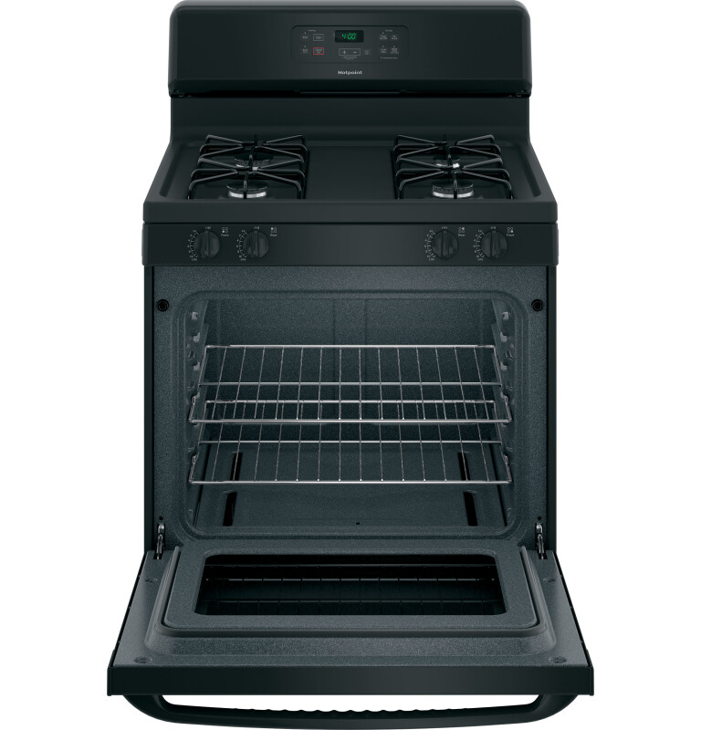 30" Free-standing Standard Clean Gas Range RGBS400DMBB
