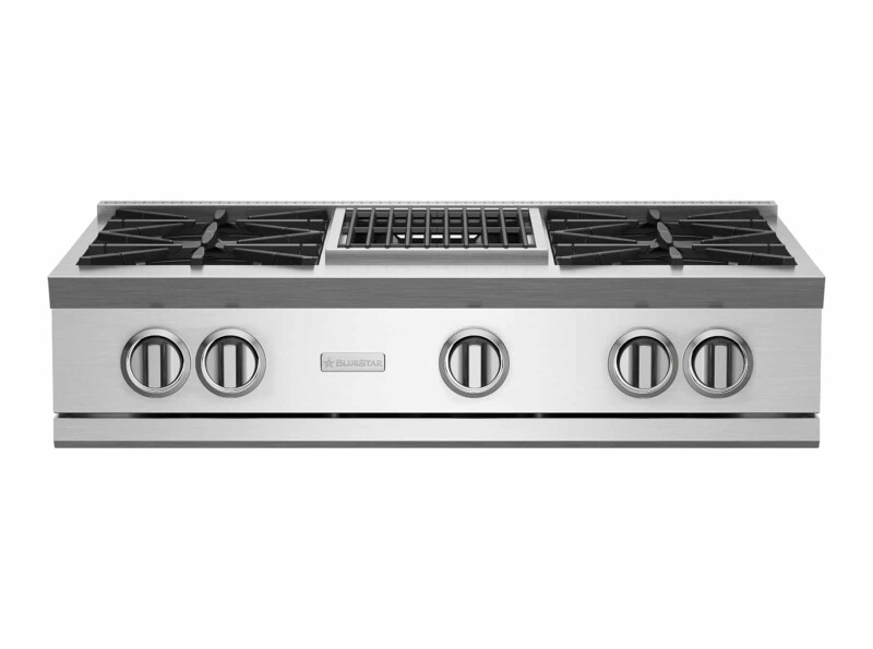 36″ RNB Rangetop with 12″ Charbroiler RGTNB364CBV2