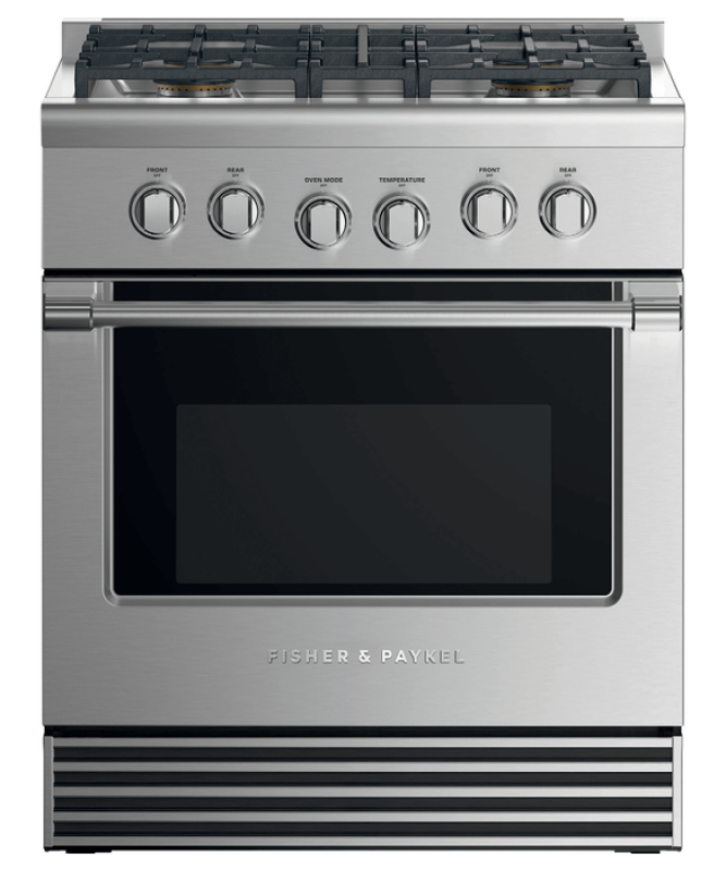 30" Series 7 Professional 4 Burner Gas Range, LPG RGV2304LN