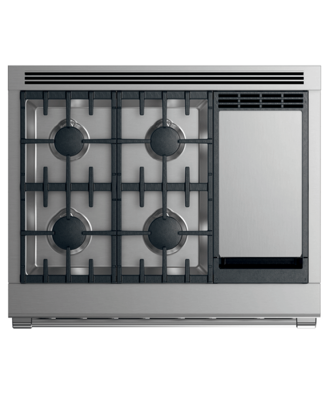 Gas Range, 36", 4 Burners with Griddle RGV2364GDNN