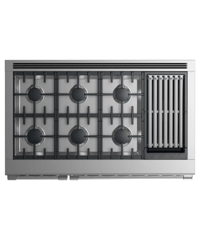 Gas Range, 48", 6 Burners with Grill, LPG RGV2486GLLN