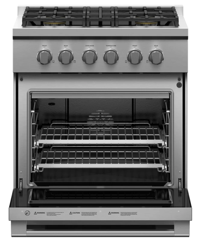 Gas Range, 30", 4 Burners view 2