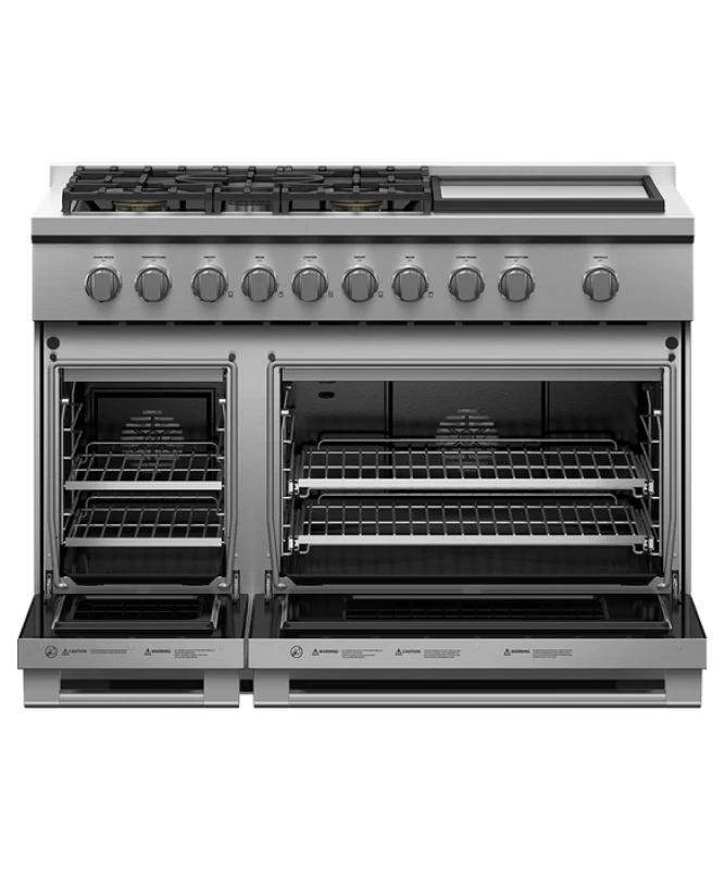 Gas Range, 48", 5 Burners with Griddle view 2