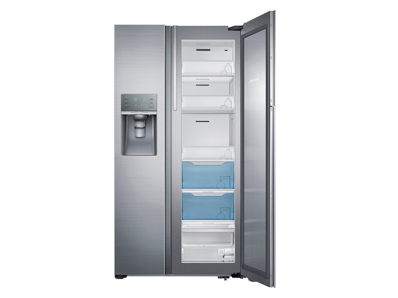 22 cu. ft. Food Showcase Counter Depth Side-by-Side Refrigerator with Metal Cooling in Stainless Steel RH22H9010SG