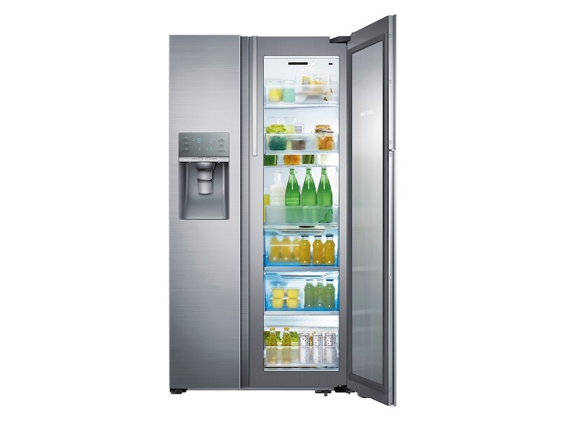 22 cu. ft. Food Showcase Counter Depth Side-by-Side Refrigerator with Metal Cooling in Stainless Steel RH22H9010SG