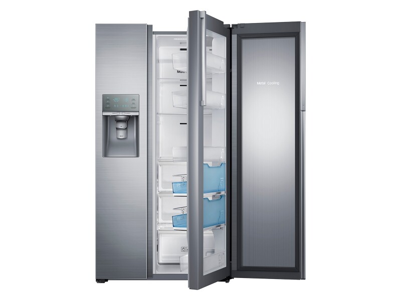 22 cu. ft. Food Showcase Counter Depth Side-by-Side Refrigerator with Metal Cooling RH22H9010SR