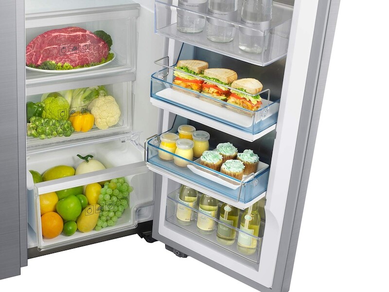 22 cu. ft. Food Showcase Counter Depth Side-by-Side Refrigerator with Metal Cooling RH22H9010SR