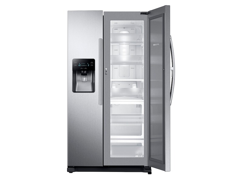 25 cu. ft. Food Showcase Side-by-Side Refrigerator with Metal Cooling in Stainless Steel RH25H5611SG