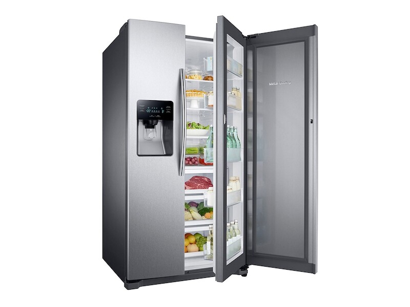 25 cu. ft. Food Showcase Side-by-Side Refrigerator with Metal Cooling RH25H5611SR